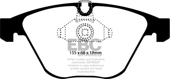 EBC Brakes DP1449 - Jarrupala, levyjarru inparts.fi