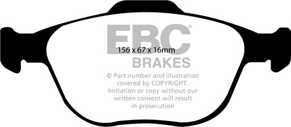 EBC Brakes DP1444 - Jarrupala, levyjarru inparts.fi