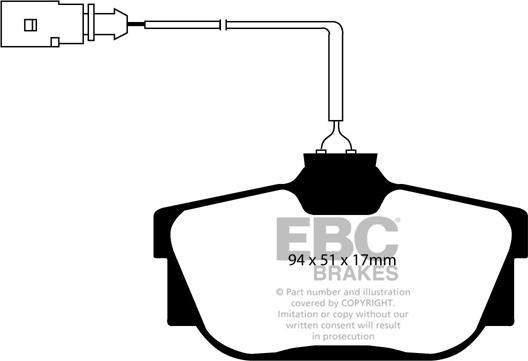 EBC Brakes DP1445 - Jarrupala, levyjarru inparts.fi