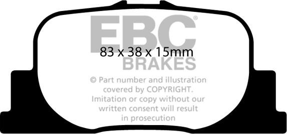 EBC Brakes DP21456 - Jarrupala, levyjarru inparts.fi