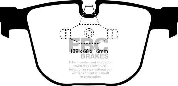 EBC Brakes DP31451C - Jarrupala, levyjarru inparts.fi