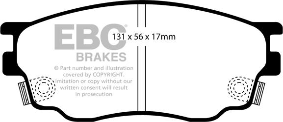 EBC Brakes DP41464R - Jarrupala, levyjarru inparts.fi