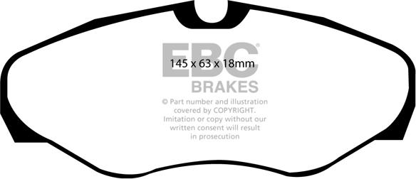 EBC Brakes DP1461 - Jarrupala, levyjarru inparts.fi