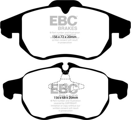 EBC Brakes DP31414C - Jarrupala, levyjarru inparts.fi