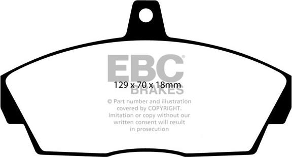 EBC Brakes DP1415 - Jarrupala, levyjarru inparts.fi