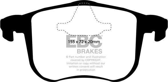 EBC Brakes DP21416 - Jarrupala, levyjarru inparts.fi