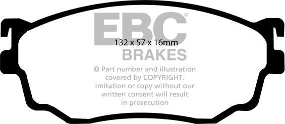 EBC Brakes DP1411 - Jarrupala, levyjarru inparts.fi