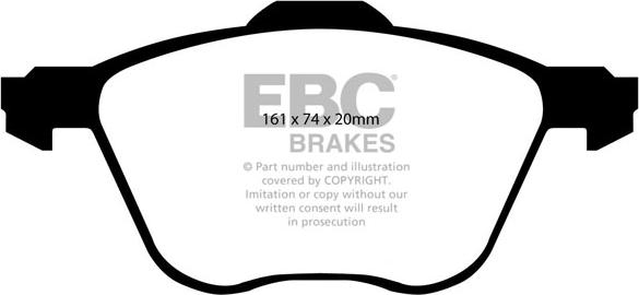 EBC Brakes DP21413 - Jarrupala, levyjarru inparts.fi