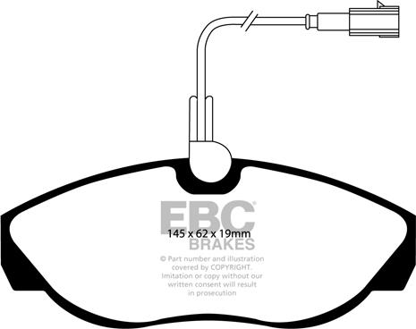 EBC Brakes DP1417 - Jarrupala, levyjarru inparts.fi