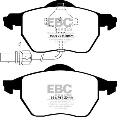 EBC Brakes DP1483 - Jarrupala, levyjarru inparts.fi