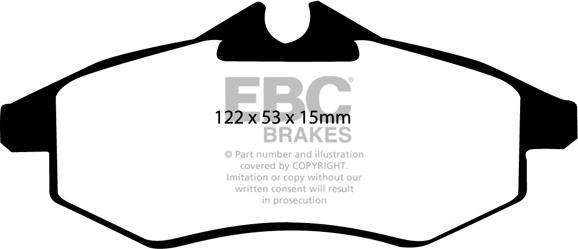 EBC Brakes DP21434 - Jarrupala, levyjarru inparts.fi