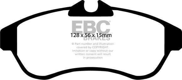 EBC Brakes DP1435 - Jarrupala, levyjarru inparts.fi