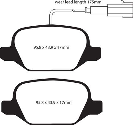 EBC Brakes DP1430/2 - Jarrupala, levyjarru inparts.fi