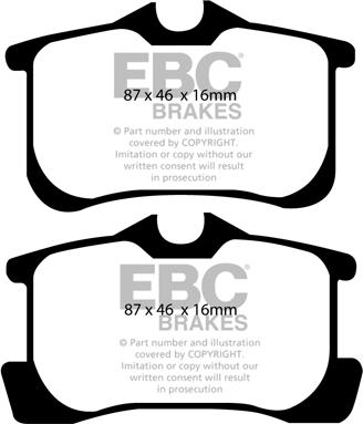 EBC Brakes DP1422 - Jarrupala, levyjarru inparts.fi