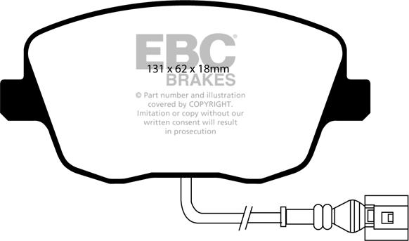 EBC Brakes DP41479R - Jarrupala, levyjarru inparts.fi