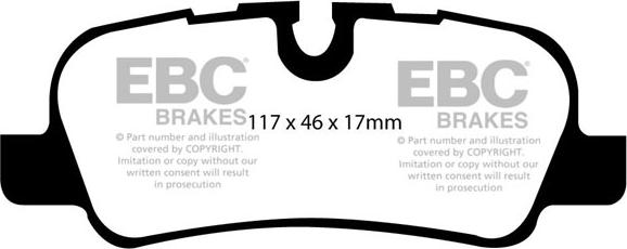 EBC Brakes DP41542R - Jarrupala, levyjarru inparts.fi