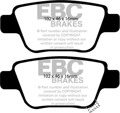 EBC Brakes DP1519 - Jarrupala, levyjarru inparts.fi