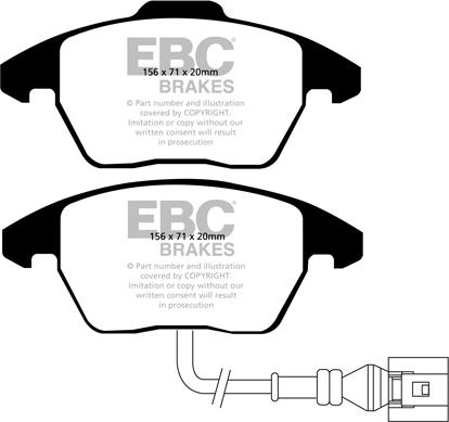 EBC Brakes DP1517 - Jarrupala, levyjarru inparts.fi