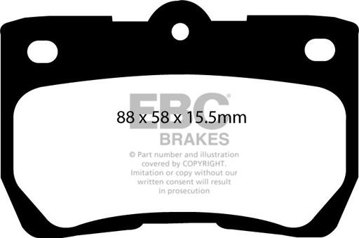 EBC Brakes DP1586 - Jarrupala, levyjarru inparts.fi