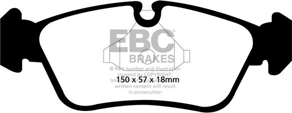 EBC Brakes DP1587 - Jarrupala, levyjarru inparts.fi