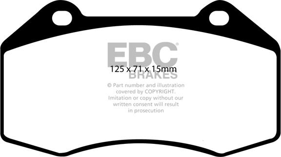 EBC Brakes DP31539C - Jarrupala, levyjarru inparts.fi