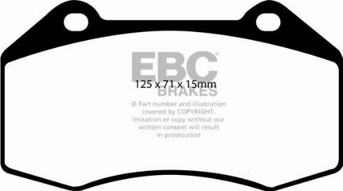 EBC Brakes DP91539 - Jarrupala, levyjarru inparts.fi