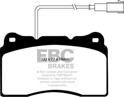 EBC Brakes DP1536 - Jarrupala, levyjarru inparts.fi