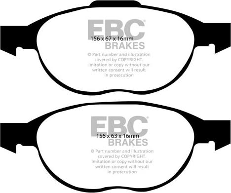 EBC Brakes DP21524 - Jarrupala, levyjarru inparts.fi