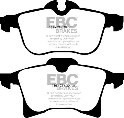 EBC Brakes DP41520R - Jarrupala, levyjarru inparts.fi