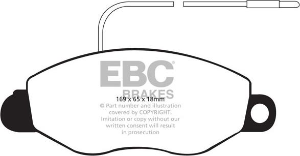 EBC Brakes DP1570 - Jarrupala, levyjarru inparts.fi