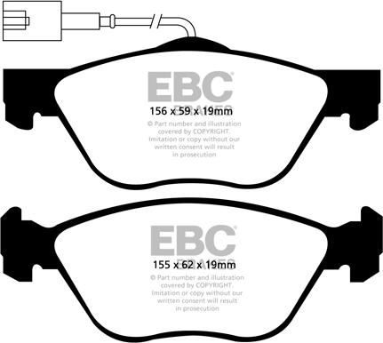 EBC Brakes DP21571 - Jarrupala, levyjarru inparts.fi