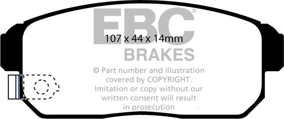 EBC Brakes DP41691R - Jarrupala, levyjarru inparts.fi