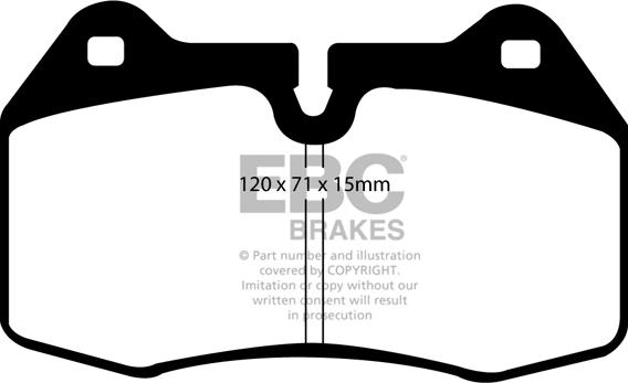 EBC Brakes DP51644NDX - Jarrupala, levyjarru inparts.fi