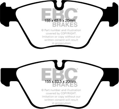 EBC Brakes DP21600 - Jarrupala, levyjarru inparts.fi