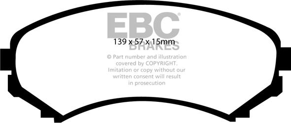 EBC Brakes DP1619 - Jarrupala, levyjarru inparts.fi