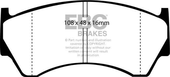 EBC Brakes DP1044 - Jarrupala, levyjarru inparts.fi