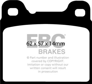 EBC Brakes DP1043 - Jarrupala, levyjarru inparts.fi