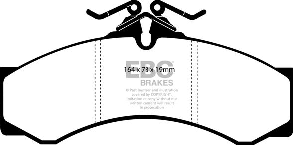 EBC Brakes DP1054/2 - Jarrupala, levyjarru inparts.fi