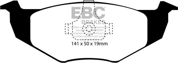 EBC Brakes DP1056 - Jarrupala, levyjarru inparts.fi