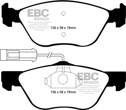 EBC Brakes DP1061 - Jarrupala, levyjarru inparts.fi