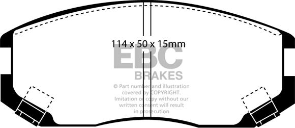 EBC Brakes DP1063 - Jarrupala, levyjarru inparts.fi