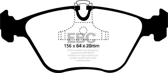 EBC Brakes DP21089 - Jarrupala, levyjarru inparts.fi