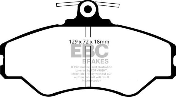 EBC Brakes DP1086 - Jarrupala, levyjarru inparts.fi