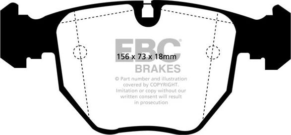 EBC Brakes DP21036 - Jarrupala, levyjarru inparts.fi