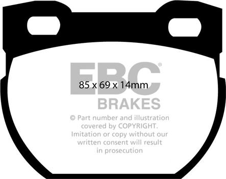 EBC Brakes DP61033 - Jarrupala, levyjarru inparts.fi