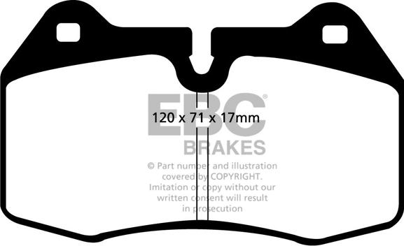 EBC Brakes DP31032C - Jarrupala, levyjarru inparts.fi