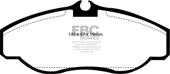 EBC Brakes DP1037 - Jarrupala, levyjarru inparts.fi