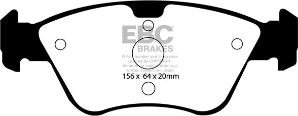 EBC Brakes DP1075 - Jarrupala, levyjarru inparts.fi