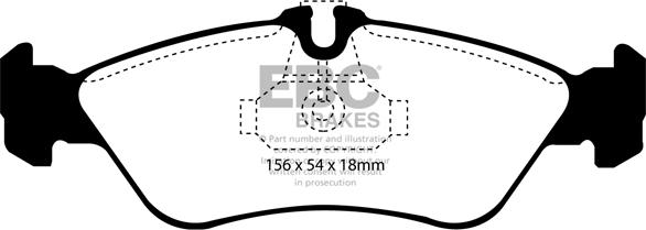 EBC Brakes DP1070/2 - Jarrupala, levyjarru inparts.fi