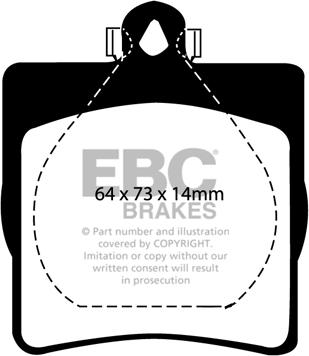 EBC Brakes DP1191 - Jarrupala, levyjarru inparts.fi